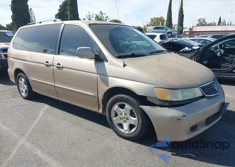 2001 Honda Odyssey Ex z USA, uszkodzony, nr VIN 2HKRL18661H572031
